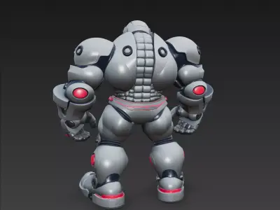 Cyber Power Armor 3D model