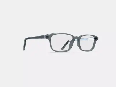 Crane Low Bridge Fit Eyeglasses in Sea Glass Grey 3D model purchase