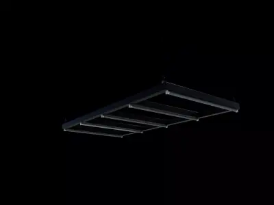 Hanging tube lights 3D model purchase