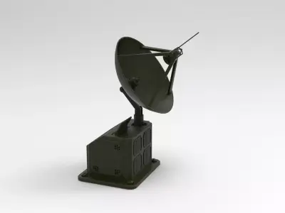 antenna 3D model 3