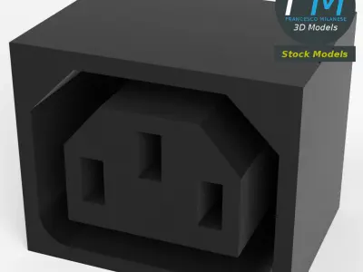 Power outlet socket 3D model