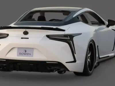 2017 Lexus LC 500 Rowen Body Kit 3D Model Japanese Luxury 3D model
