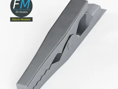 Crocodile clip 3D model purchase