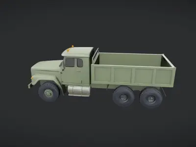 military cargo truck 3D model purchase