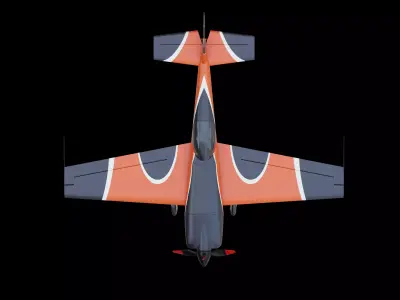 Extra 330SC Aerobatic Aircraft Low-poly 3D model