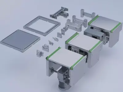 MK transmission equipment accessories 3D model