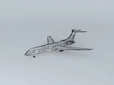 BOAC Vickers Armstrong VC10 Free 3D model