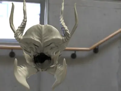 Fish scull Monster 3D model