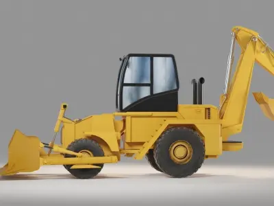 JCB Backhoe Loader 3D model