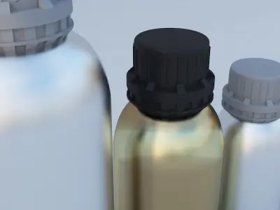 Perfume container Low-poly 3D model