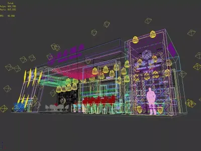 Exhibition - Area - 8X20-3DMAX2011-01 3D model