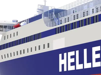 Hellenic Seaways Nissos Mykonos 3D model