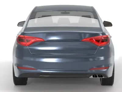 Generic Sedan 01 3D model