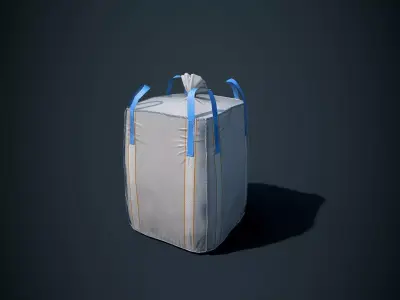 Industrial Bag Low-poly 3D model