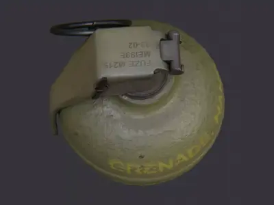 Grenade Handheld Model Low-poly 3D model