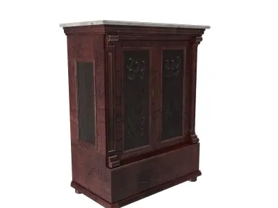 Antique Cabinet B 3D model