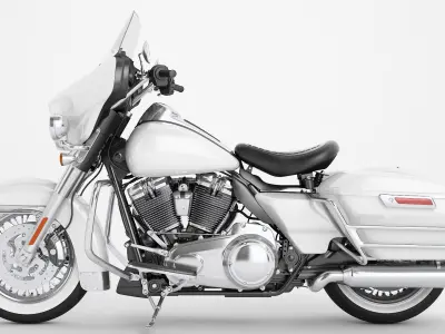 Generic Classic Motorcycle 04 3D model