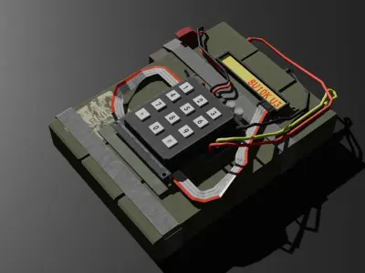 C4-Bomb 3D model