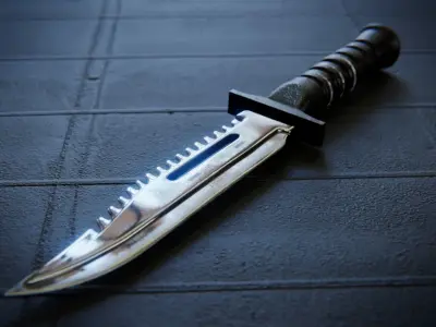 Combat Knife Free 3D model purchase
