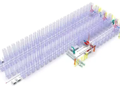 3D Model Designs for Warehouse Automation Systems 3D model