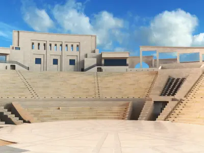  Katara Amphitheater Structure 
