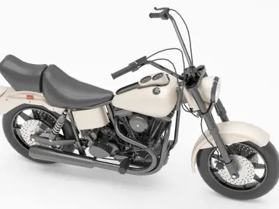 Chopper Biker 2 - 4K 3D model