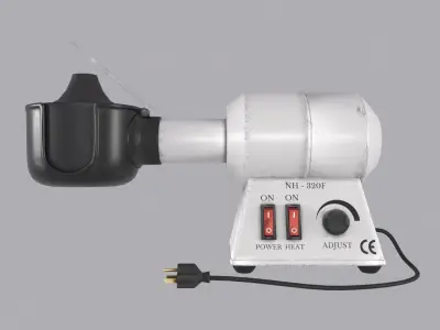 Optical Instrument Frame Heater Free low-poly 3D model