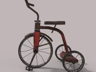 Old Tricycle 3D model