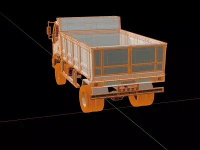 Isuzu FVZ Dump Truck 3D model