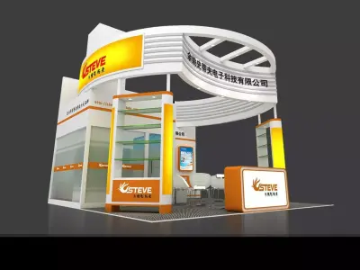 Exhibition - Area -6X6-3DMAX2012-013 3D model