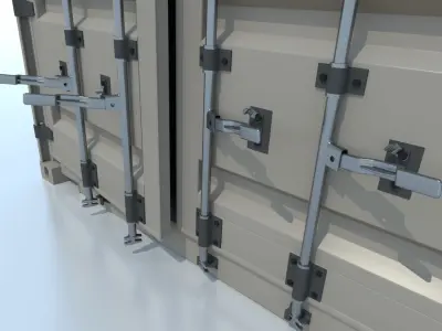 Industrial Shipping Container 3D model
