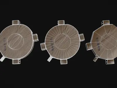 Japanese WW2 Type 99 Anti-Tank Mine 3D model