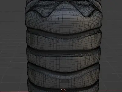 Water Tank Low-poly 3D model