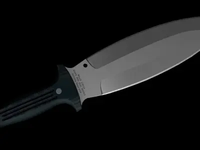 Smatchet knife sheath Low-poly 3D model
