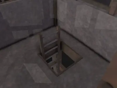 Military Watchtower 3D Model Low-poly 3D model