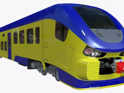 Stadler Flirt and Pesa Link 3D Model Pack