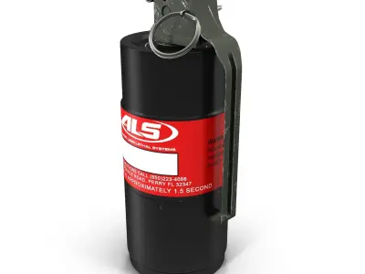 ALSD429 Tactical Blast Stun Grenade 3D model