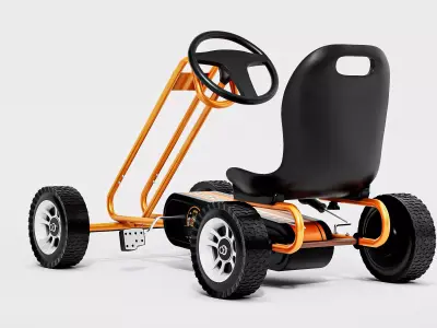 Pedal Racing Go Kart Model 3D model