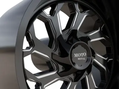 MOTO METAL MO999 WHEEL 3D MODEL 3D model