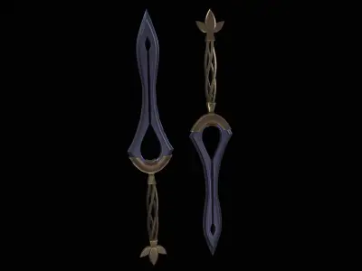  elven sword 3D model