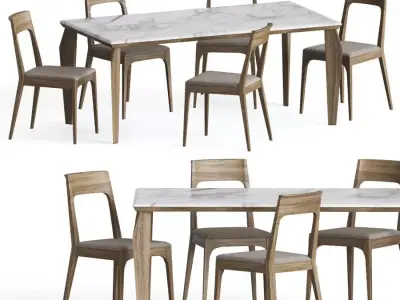 Dinning set 36 3D model