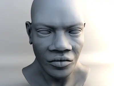 Realistic soldier 3D model