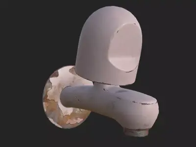 Tap Water PBR game  Free low-poly 3D model