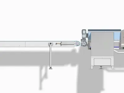Magnet detection conveyor  3D model