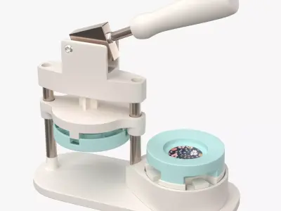 WR Tool Button Maker Kit 3D model