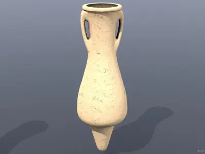 Dressel-38 type Amphora Low-poly 3D model