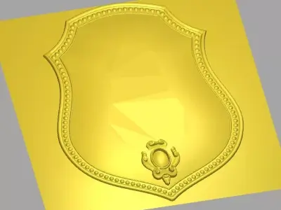 3D STL Model Brotherhood of Steel Emblem 3D model