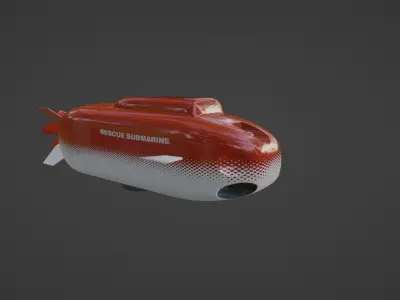RESCUE SUBMARINE 3D model