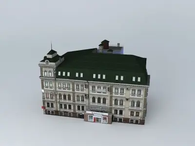 UniCreditBank building Free 3D model