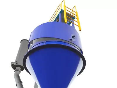 Pneuflot 3D Model 3D model